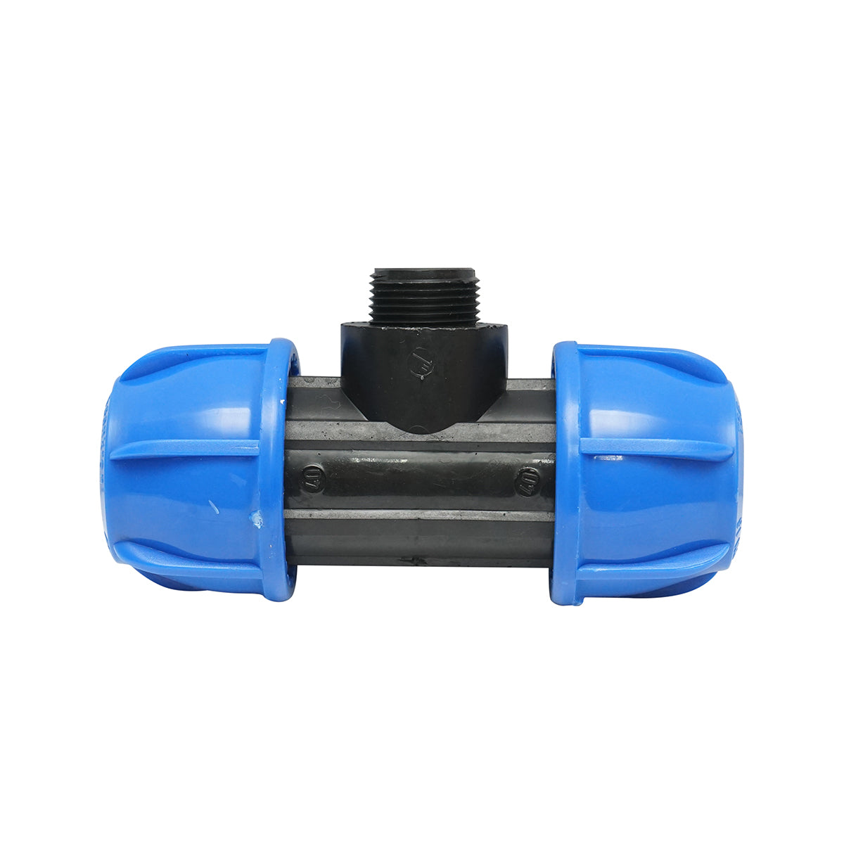 Your external threaded compression fitting father 90 degrees D40x40mmx1, PN16 bar for irrigation systems